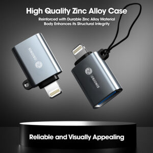 ORIONIS OTG adapter compatible with iOS 14 and later for iPhone and iPad