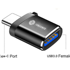 ORIONIS compact USB OTG connector used for productivity on the go