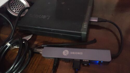 Orionis 8-in-1 Dual Hub Dock | Type-C & USB Multiport Adapter with AUX, USB 3.0, PD Charging, SD/microSD Card Reader for Laptop, Mac & PC photo review